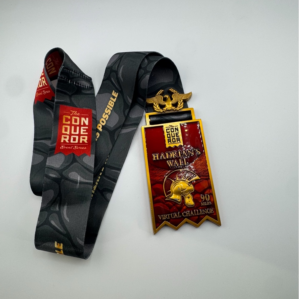 The Conqueror Virtual Challenges Hadrian’s Wall Medal